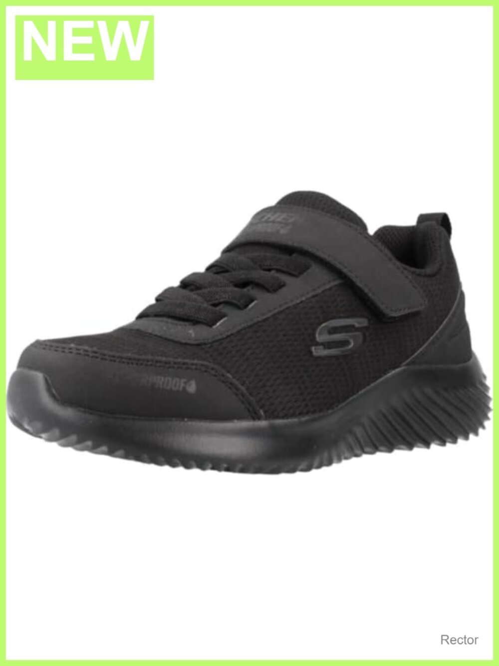 Boys Waterproof Sneakers Comfortable Hook & Loop Athletic Shoes